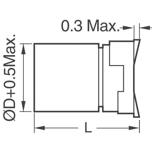 EEE-1HAR33NR Panasonic Electronic Components  Condensateurs électrolytiques en aluminium